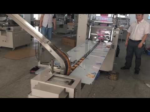 Horizontal wrapping machinery ZP-320 with one biscuit feeder