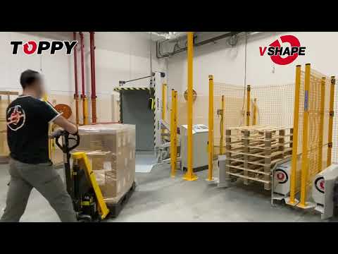 Pallet inverter &quot;Toppy V-Shape&quot; (CHIESI PHARMACEUTICAL)