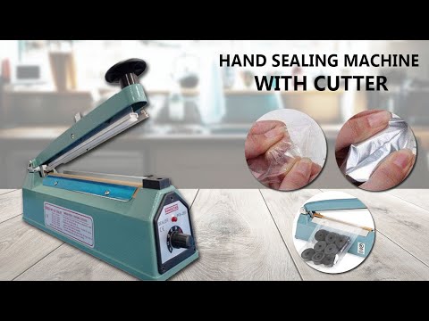 Hand Sealing Machine with Cutter Impulse Sealer For Packing Plastic Polythene Bag Sri Lanka