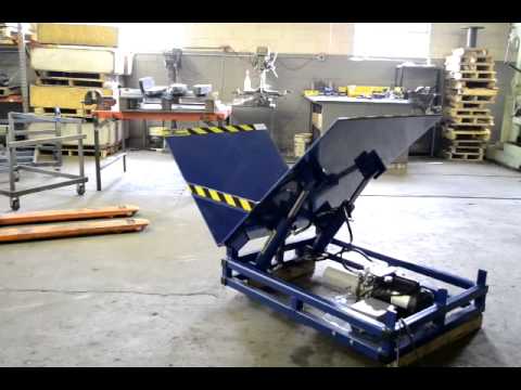 VERTI-LIFT 90-degree Hydraulic Tilt Table/Upender 4,000# Capacity