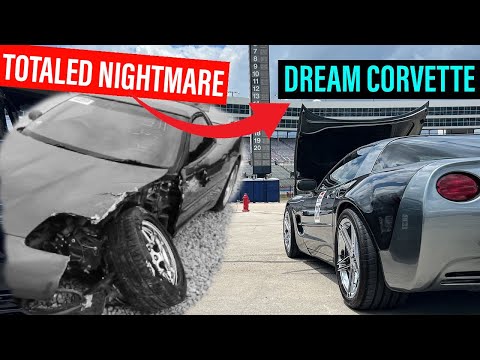 SKETCHY TOTALED Corvette Becomes a WIDE BODY Dream Car