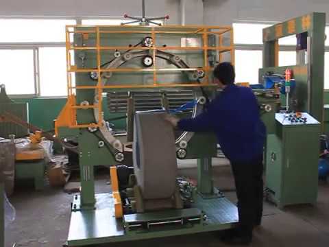 Full-automatic Steel Coil Wrapping Machine in Shanghai, China