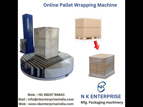 Online Pallet Wrapping Machine/Inline Turntable Type Pallet Wrapping Machine