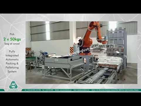 Fully Automatic Packing &amp; Palletizing System - Robotic Arm