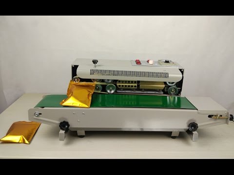 continuous band sealer automatic bag sealing machine