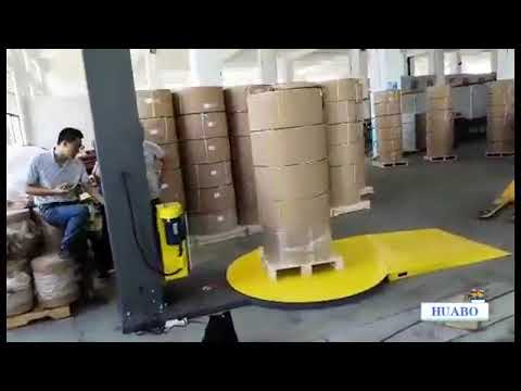 Forklift M Type Pallet Stretch Film Wrapping Packing machine