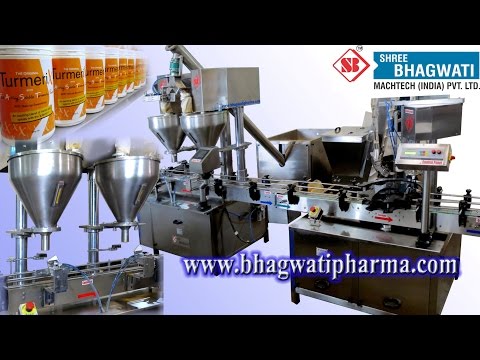 Automatic Spice Powder Turmeric Packaging Line , Spices and Masala Auger powder filling machine