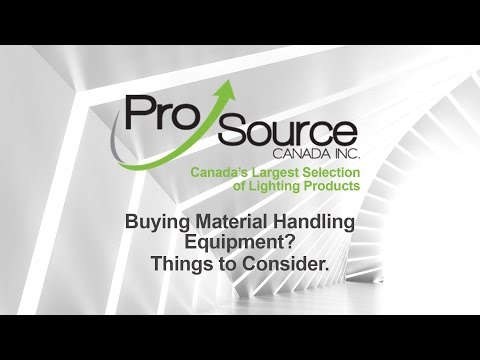 ProSource Canada on Buying Material Handling Equipment