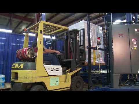 Lantech SL automatic stretch wrapper product video