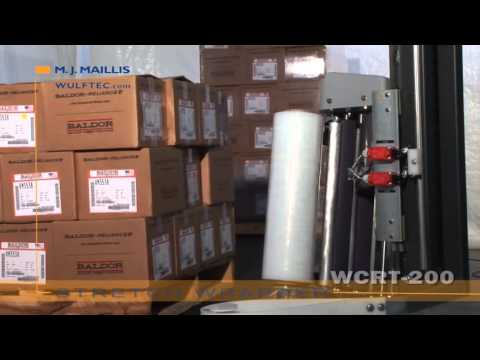 Wulftec WCRT 200 Automatic Rotary Arm Stretch Wrapper Video