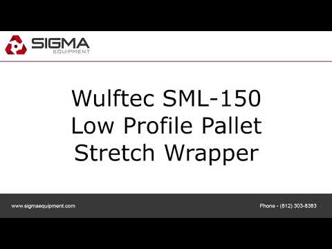 Wulftec SML-150 Low Profile Pallet Stretch Wrapper