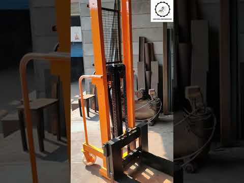 Manual Hydraulic Stacker || material handling equipments || 1.5 ton capacity ||