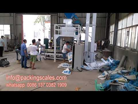 How to pack 40kg amnimal feeds? Auto Bagger Machine