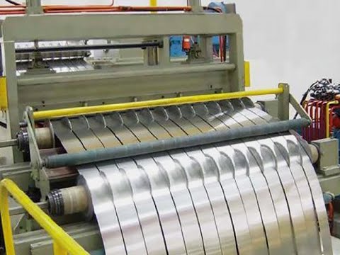 How does the Copper Coil Slitting machine works? Copper strips metal coil slitter process line