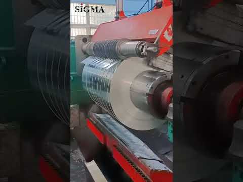 Aluminum coil slitting processing #aluminumcoil