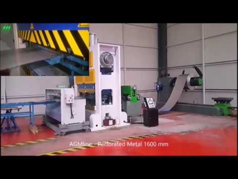 Perforated metal machinery Sacform Coil Processing Line Production SACFORM / AGMline