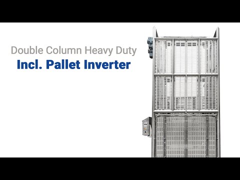 scansteel foodtech® Double column heavy duty incl. pallet inverter