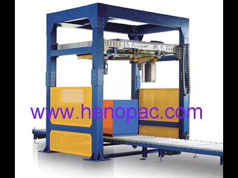 Rotary Ring Automatic Pallet Wrapper high speed vertical Rotary Ring strech wrapper