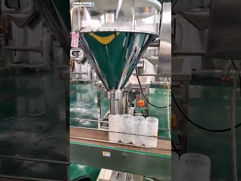 Automatic bottle powder filling machine powder filling line