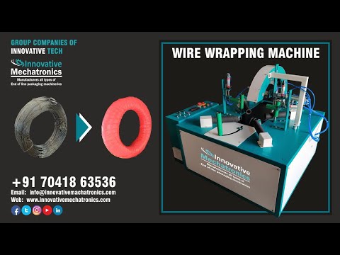 coil stretch wrapping machine for binding wires | M S Wire wrapping machine in India | #bindingwire