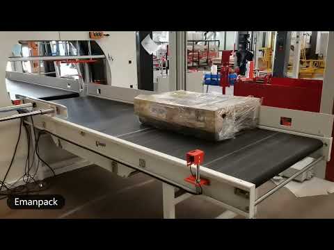 Large format orbital tape wrapping machine for strapping bundles like cartons and boxes