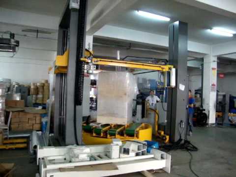 ON LINE PALLET WRAPPING MACHINE IN FULL AUTOMATIC 2000FZ-PL