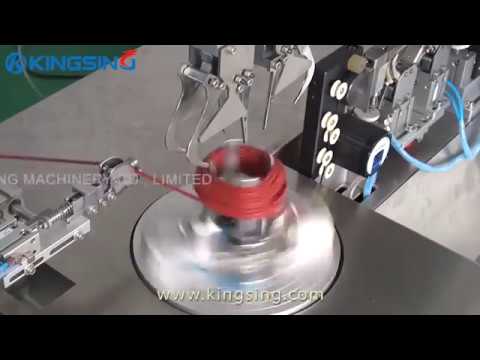 Automatic Cable Coiling and Tying Machine