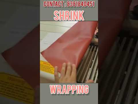 बॉटल पर पॉलीथीन लगाने की मशीन | Shirnk Wrapping Machine