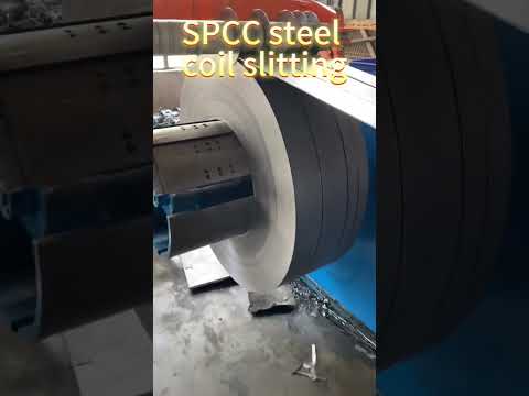 SPCC steel coil slitting #steel #shorts