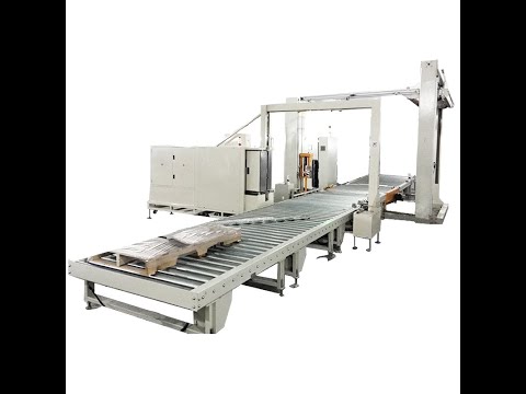 Pallet Strapping Wrapping Machine and Pallet Stretch Wrapping Machine with the Top Sheet Dispenser