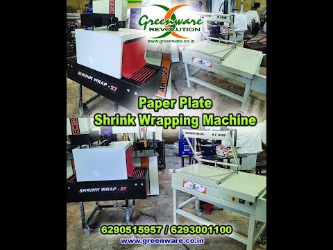 shrink wrapping machine / paper plate packing machine