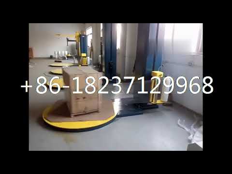 automatic pallet stretch wrapper/stretch film wrapping machine/pallet shrink wrap machine