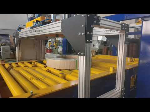 Metal slit coil packaging line -- How to do slitting coil packing automatically