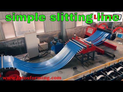 【simple sheet slitting line machine】: simple slitting line | what is steel coil slitting line