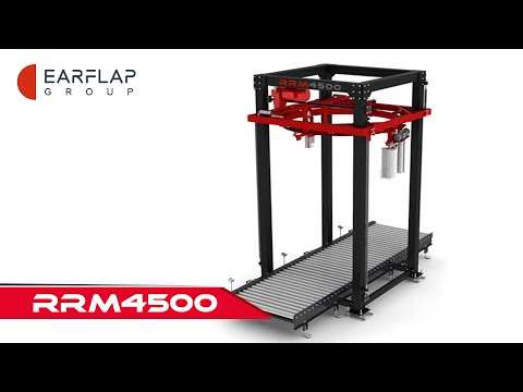 Enfardadora automática de anillo rotativo RRM4500 / Automatic rotary ring pallet wrapper / EAR-FLAP®