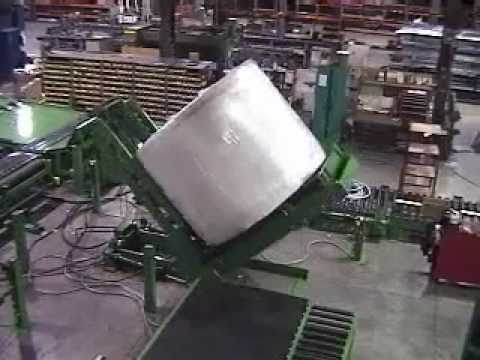 CUSTOM Stretch Wrapper - Synergy 2.5 Automatic Roll Wrapper and Conveyor System