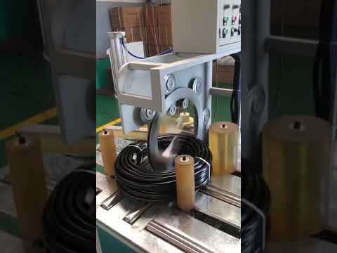 Small Horizontal Coil Cable Tire Ring Type Wrapping Machine