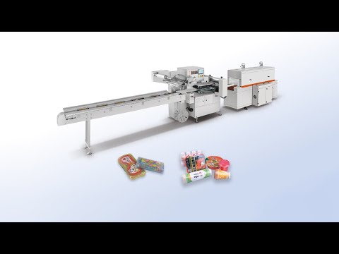 Automatic Horizontal Heat Shrink Wrapping Machine Thermal Shrink Flow Wrap Machine Shrink Wrapper