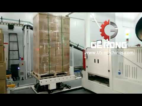 Automatic cargo pallet PP belt strapping sealing packing machine customized machine