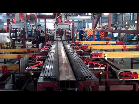 Aluminum profile packing line, aluminum packing machine