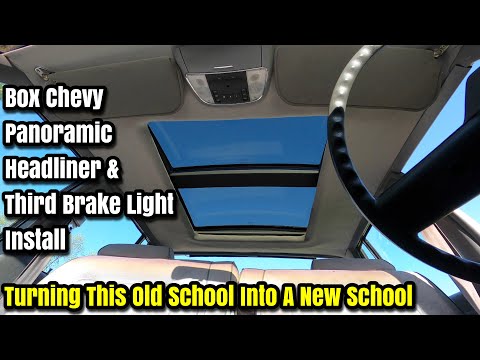 How To Do A Custom Headliner Install For A Panoramic Sunroof Installation In A Box Chevy Caprice