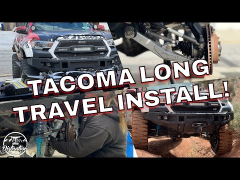 Our 2017 Tacoma Gets Long Travel! Wicked Creations +3.5&quot; Kit Install and Review!