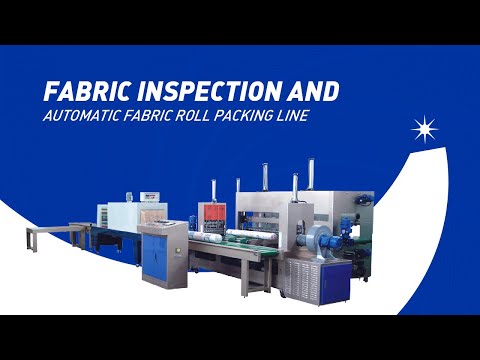 Automatic Fabric Roll Packing Line, One Operator Only, ST-ARPM, SUNTECH