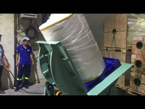 Coil upender machine for paper/coil/reel/LDPE