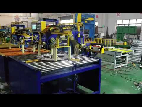 horizontal coil stretch wrap machine, coil stretch wrapper for copper