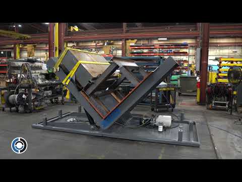 Hydraulic 90° Upender with Center of Gravity Offset | Align Production Systems