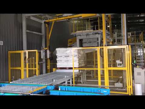 PW-1224AHMF Automatic Pallet Wrapper with Top Cover Applicator