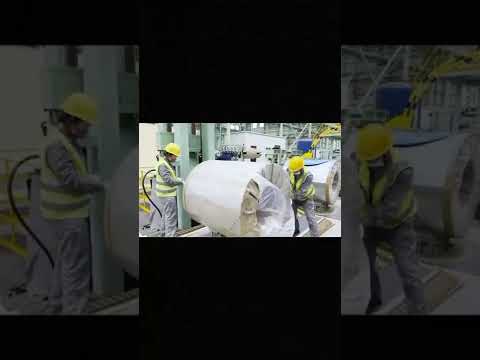 Cold rolled coil packaging process