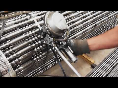 How to fix ornamental iron pipe´s bundles with pneumatic strapping machinery