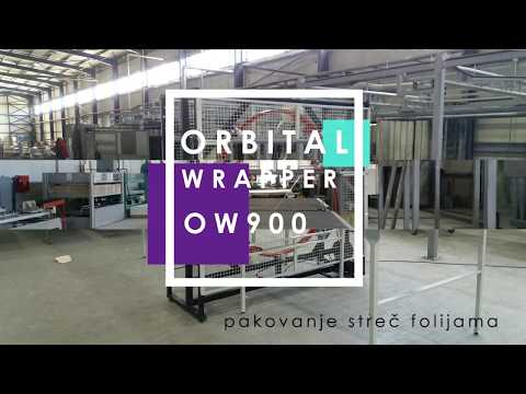 Horizontal orbital stretch wrapping machine OW900